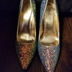 Irodescent Stiletto Pump Size 9